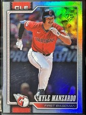 2026 Topps Series 1 - Kyle Manzardo #309 Rainbow Foil