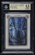 2024 Game of Thrones House the Dragon Season One Vhagar BGS 9.5 GEM MINT 3hd