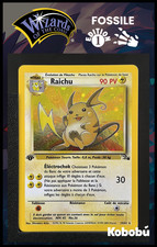 Carte Pokémon Raichu 14/62 Holo Edition 1 Ed 1 Fossile Wizards