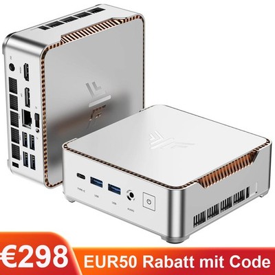 NiPoGi P2 4K Mini PC АMD Ryzen R2544 16GB DDR4 RAM 512GB SSD WiFi5 Win11 pro