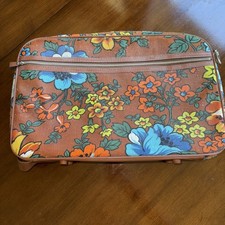 Vintage 70s Retro Suitcase Floral Flowers Flower Power Bantam Travelware READ
