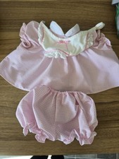 vintage Cabbage patch kid 15th anniversary pink gingham tuxedo dress outfit 