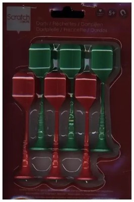 Scratch Ersatzteilset 6 Darts rot & gelb (Kinderspiel) | Spiel | 276182102