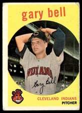1959 Topps Gary Bell  - RC Cleveland Indians #327