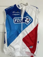 FDJ Cycling Wind Vest Medium 