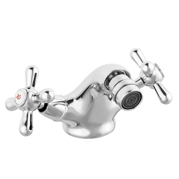 Zweigriff Bidetarmatur Badarmatur Mischbatterie Wasserhahn Bidet - Modell Retro-image