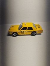 Vintage 1987 Matchbox MB 53 Diecast 1/69 Yellow Radio XYZ Ford LTD Taxi Cab #56
