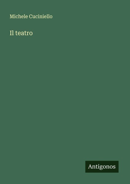 Michele Cuciniello | Il Teatro | Taschenbuch | Italienisch (2025)-image