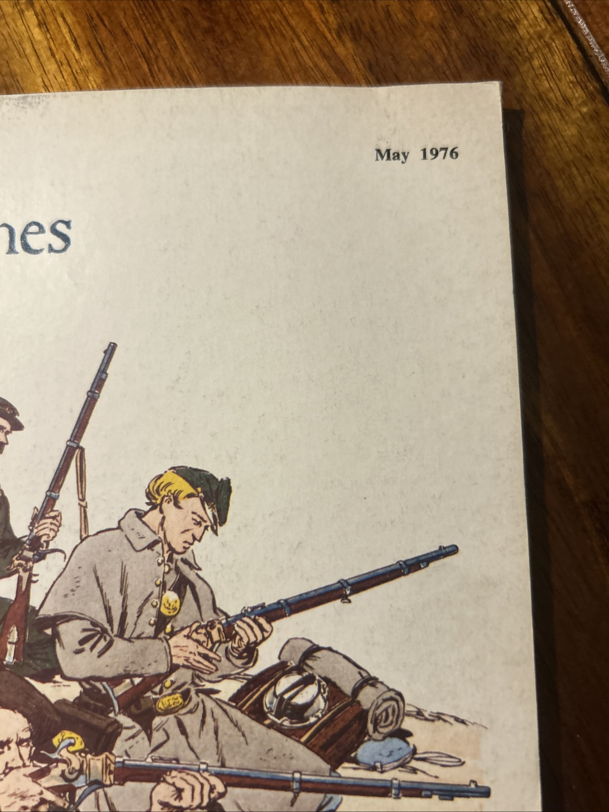 Civil War Times Illustrated May 1976 Berdons Sharpshooters Magazine Booklet Vtg
