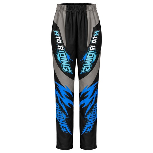 Boys Trousers Training Motocross Motorcycle Pants Lightweight Sports Kids - Picture 26 of 43