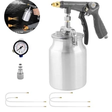 Undercoating Spray Gun Kit Air Rust Proofing And Undercoating Gun 33oz W/ Wands