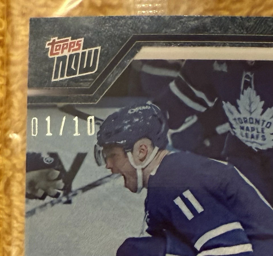 2024-25 NHL TOPPS NOW® Sticker #166 🏒 Max Domi 🏒 Maple Leafs BLUE 🧊 ICE 01/10 - Image 2 of 4