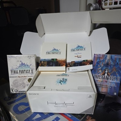 Final Fantasy XI Online HDD  Bundle for PS2.No hdd or game. Just boxes!
