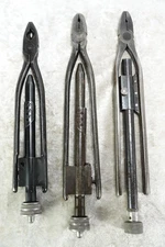 3 VTG Made In USA Safety Wire Twister Pliers Aviation Tool Aircraft Plane Milbar