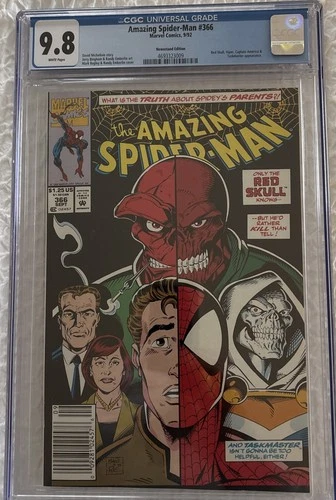 The Amazing Spider-Man #366 Newsstand Cover Marvel Comics - CGC 9.8