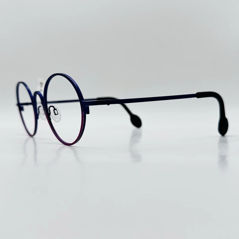 THEO eyeglasses Ladies Round Purple Pink Mod. Times 483 Unique Edition 1/1 - Image 4 of 4