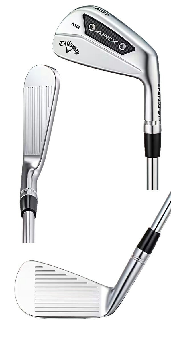 Set De Fers Callaway Apex MB 2024 - 6 Fers (5-9, PW) - Droitier - Flex S200 - Occasion Bon état