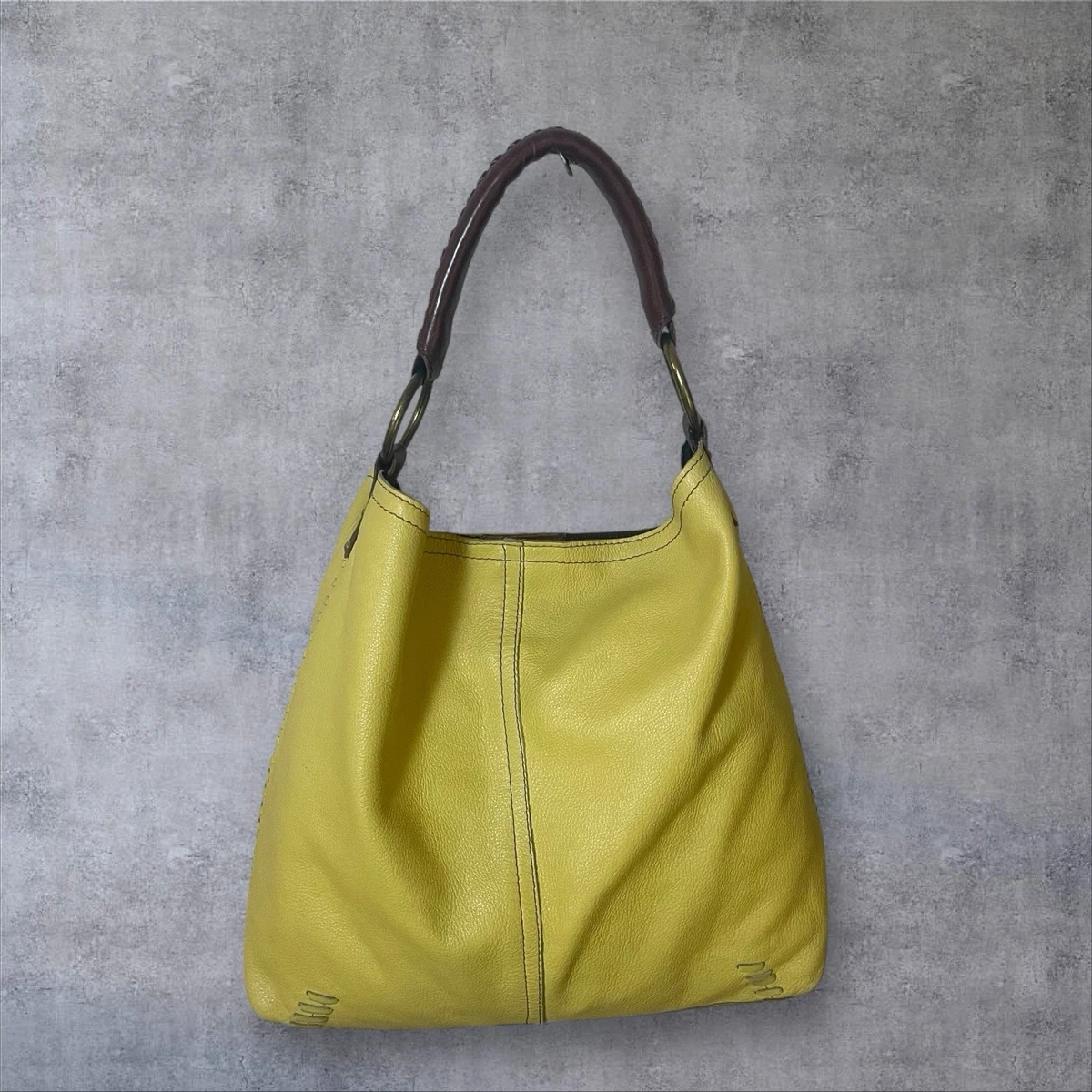 Lucky Brand Leather Exterior Yellow Bags & Handbags for  display picture 2