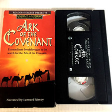 Ark of the Covenant Narrated by Leonard Nimoy VHS tape Ships  With Tracking