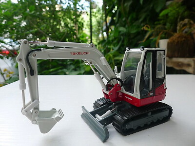1/35 Scale Takeuchi TB260 Compact Excavator Diecast Model Toy Gift
