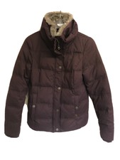 Ladies Fat Face Burgundy/plum/berry Coat Size 8
