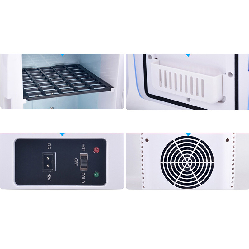 4L Car Home Mini Fridge Warmer Portable Small Refrigerator Baby Bottle