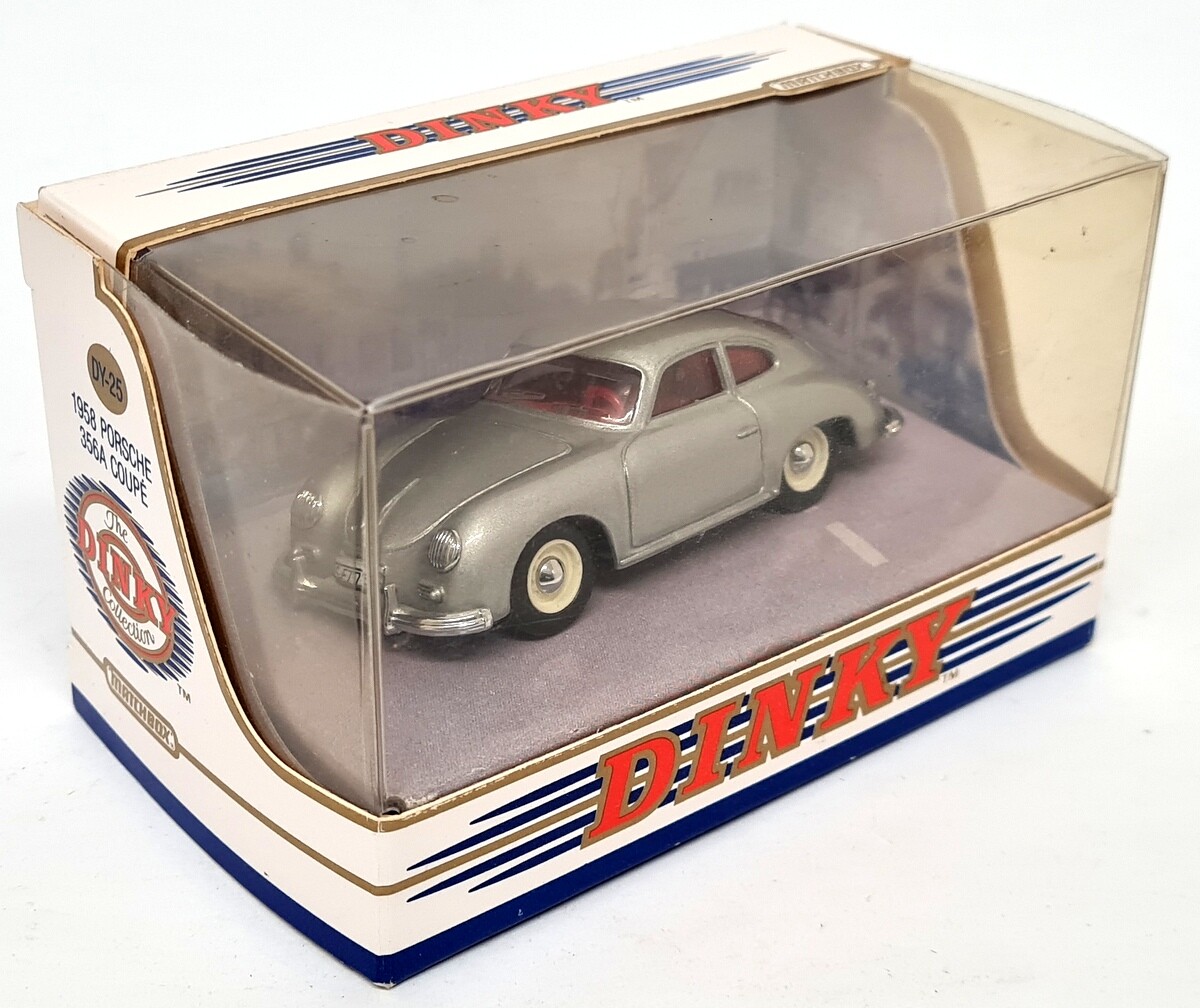 Dinky 1/43 - Porsche 356A Coupe 1958 Silver DY-25 Diecast Scale