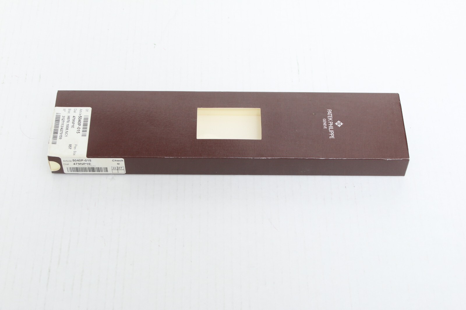 Patek Philippe 5040P-015 Watch Box Case Factory Service Box item ...