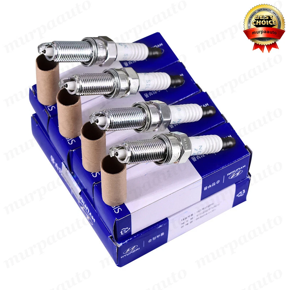 4 шт свечей зажигания Iridium 18846-10060 SILZKR6B10E для Hyundai ACCENT KIA RIO SOUL - Изображение 2 из 4