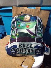 Disney Buzz Lightyear Backpack Pixar Kids Toy Story 3D Rocket Wings Padded