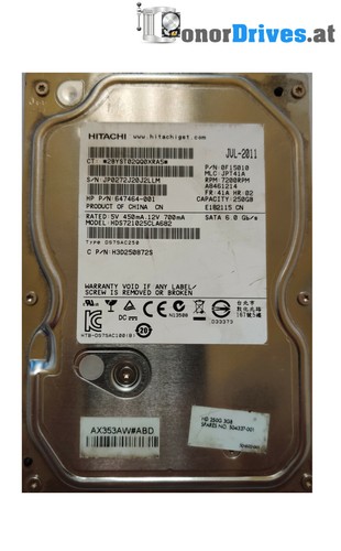 Hitachi HDS721025CLA862 - 250 GB - SATA - PCB 110 0A90368 01*