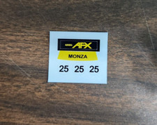 Aurora AFX G-Plus Monza GT Reproduction Stickers DIE CUT 