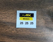 Aurora AFX G-Plus Monza GT Reproduction Stickers DIE CUT!