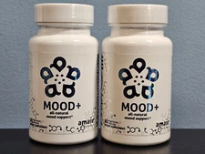 Lot of 2 Amare Global Mood+ 60 Caps Each - New Sealed! Natural Support! Exp 7/26