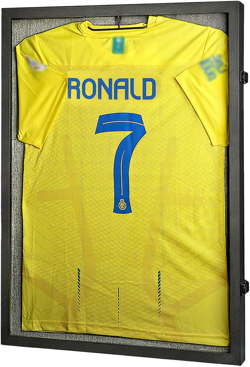 Jersey Frame Display Case – Large Sports Jersey Display Case, Lockable Jersey Sh-image