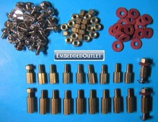 PCB Motherboard Standoff Hex Spacer Screw Nut ATX PC case Kit 80pcs