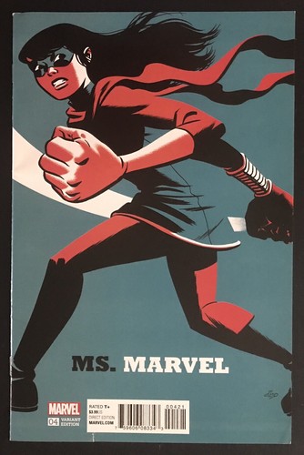 Ms. Marvel Kamala Khan #4 Variant 1:20 Retailer Incentive 2016 Comic ...