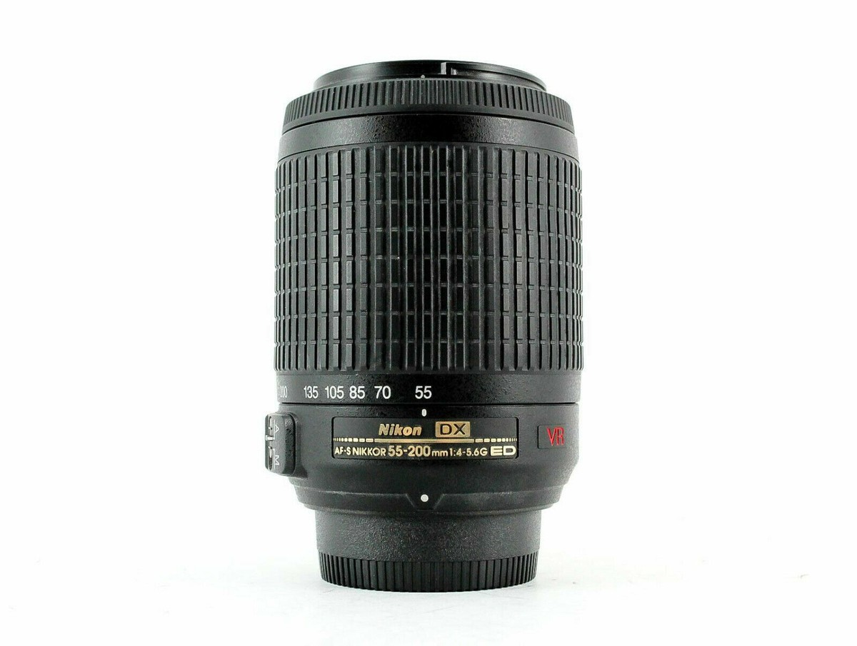 Nikon AF-S NIKKOR 55-200 f/4-5.6GⅡ ED VR Nikon AF-S NIKKOR 55-200mm f/4-5.6G ED DX VR Lens | eBay UK