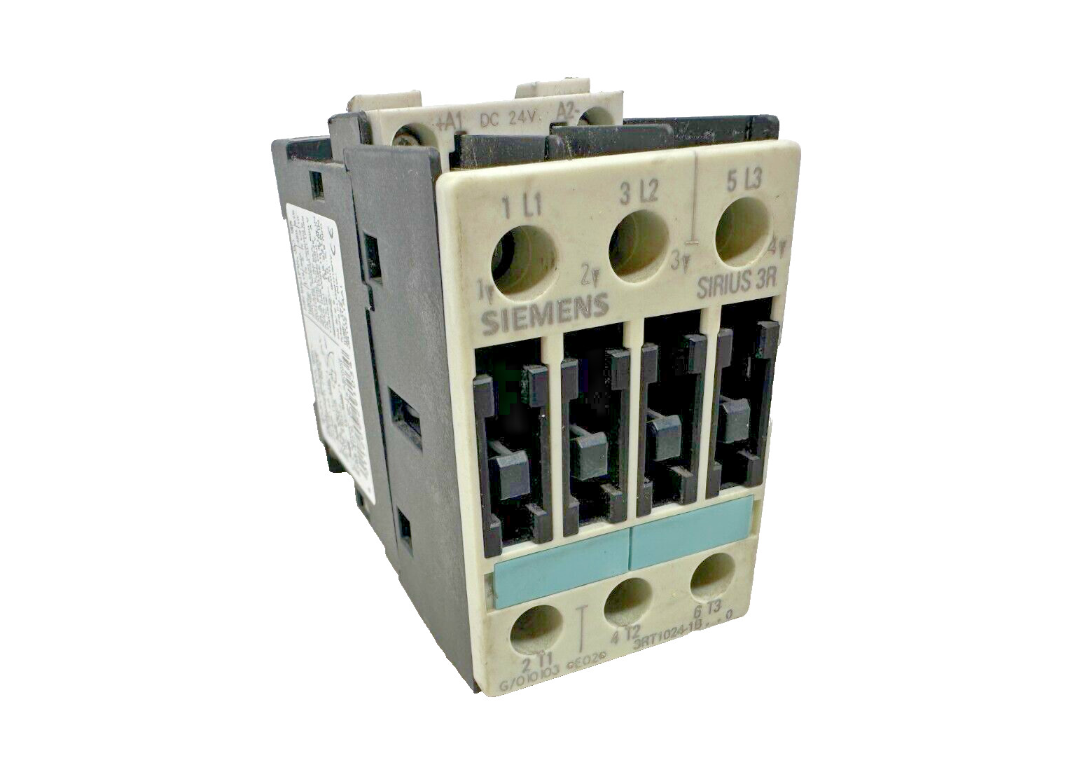 Siemens 3RT1024-1BB40 Contactor 24V DC Coil *Cracked*