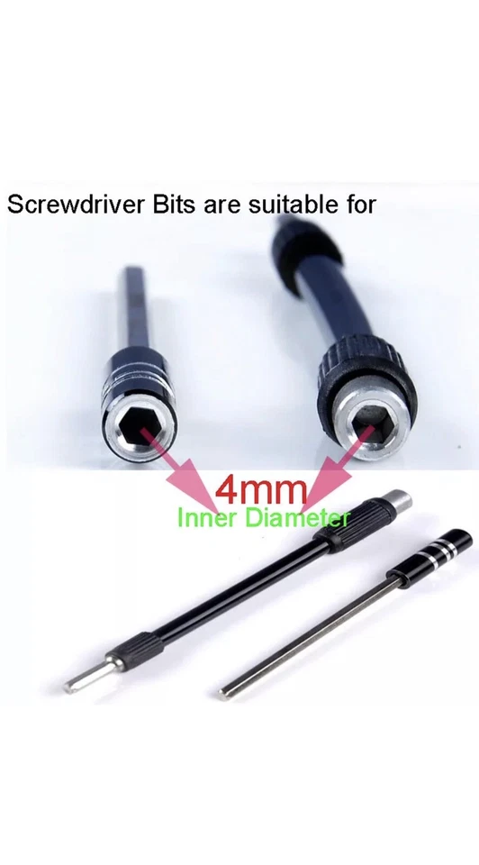 4PCS Y000 Triwing Tripoint Y0.6 Screwdriver Micro bits for iPhone Repair Hex 4mm - Image 2 of 3