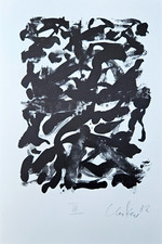 Günther Uecker handsigniert datiert Lithografie Sieben geheime Briefe WVZ L 8205