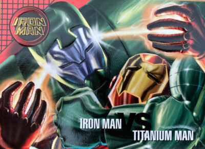 Marvel Vision Embossed Titanium Man Iron Man #99 Fleer/Skybox 1996