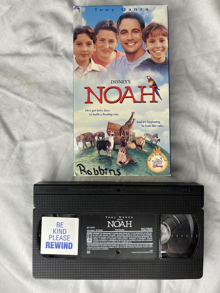 Disney - NOAH Vintage VHS Disney Noah Tony Danza Inspirational