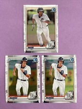 (3) 2020 Bowman Chrome Riley Greene & Ulrich Bojarski RC Prospects TIGERS NM-MT