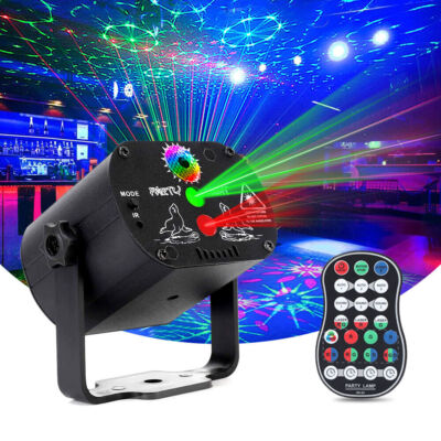 RGB Lichteffekt LED Laser Projektor Discolicht Partylicht DJ Lichter Party USB