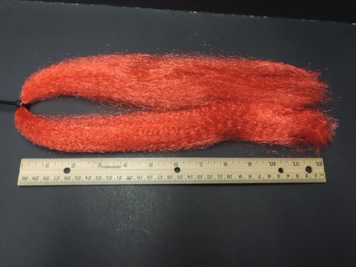 Hank RED Synthetic SUPER HAIR Fly Tying, Buck Tail Replacement