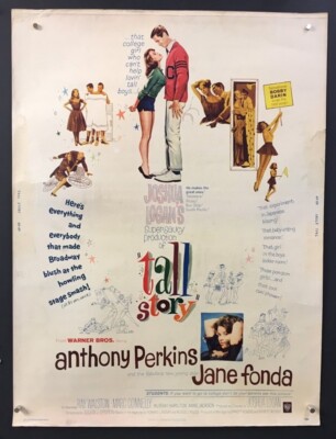 Tall Story 30x40 Movie Poster - Jane Fonda Anthony Perkins    *Hollywood Posters