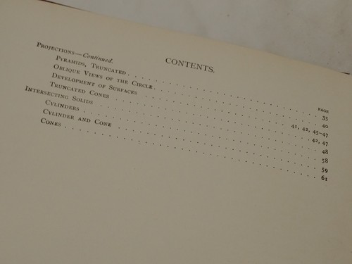 Mechanical Drawing 1904 3rd Edition Charles Jackson Antique Architecture Plates - Picture 12 of 22