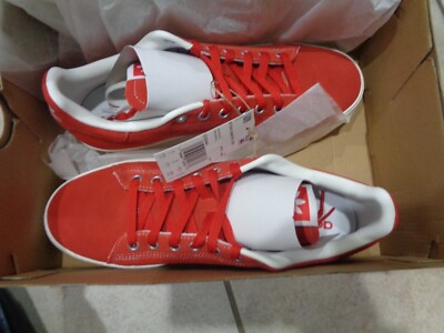 Adidas Stan Smith CS Suede Red White Shoes Men's Size US