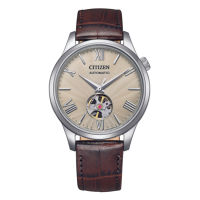 Citizen Gentlemen classic mechanical Watch leather strap NH9130-17A DE*de